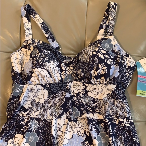 Swim solutions one piece swimsuit - Picture 6 of 8